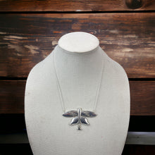 Load image into Gallery viewer, Silverplate dragonfly spoon necklace
